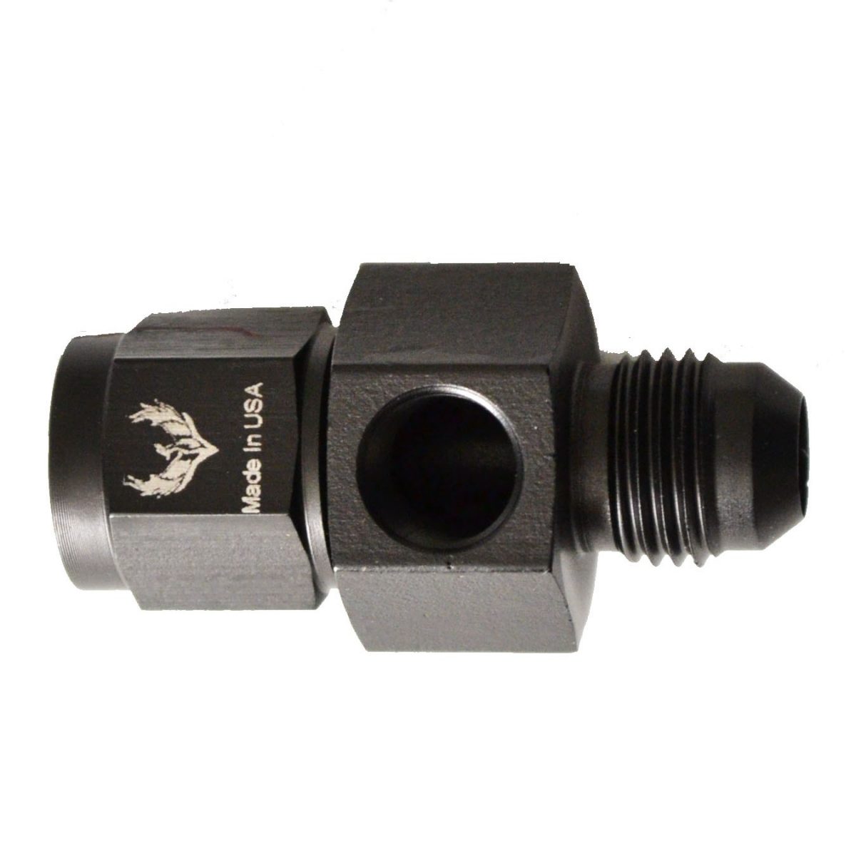 Female Swivel to AN Male with 1/8 Port -06