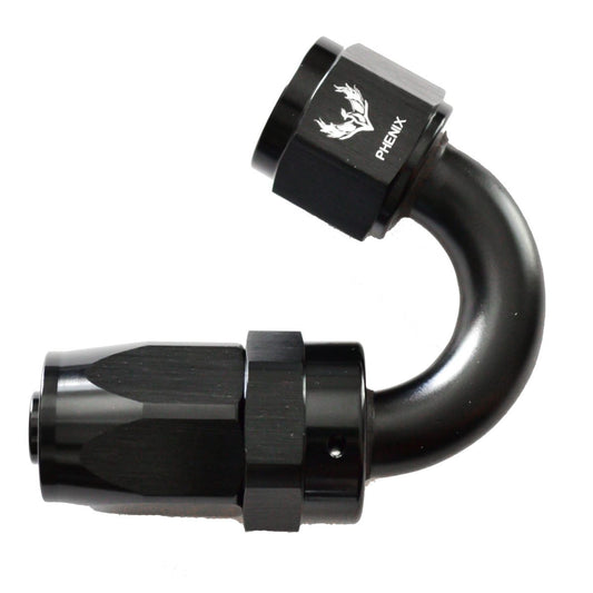 Compression Swivel Hose End -08 x 150°