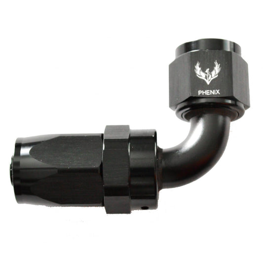 Compression Swivel Hose End -12 x 90°